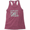 i ski like a girl Racerback Tank