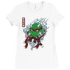 red oni ninja Ladies Fitted T-Shirt