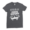let's go an adventure (for dark color) Ladies Fitted T-Shirt