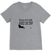kitten kitty talk to your cat about catnip gifts for dad V-Neck Tee