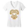 sankofa Women's V-Neck T-Shirt