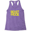 beast mode Racerback Tank
