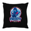 frosty treats Throw Pillow