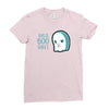 boo sheet Ladies Fitted T-Shirt