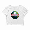 the world is always spinnin Crop Top