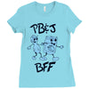 peanut butter and jelly   bff Ladies Fitted T-Shirt
