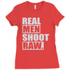 shoot raw Ladies Fitted T-Shirt