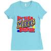 i'm the middle brother Ladies Fitted T-Shirt