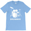 drummer drum kit indie rock music T-Shirt