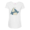 jurassic bunnies Maternity Scoop Neck T-shirt