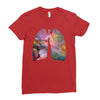 Cosmic Breath Ladies Fitted T-Shirt