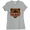 the bear Ladies Fitted T-Shirt