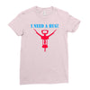 i need a hug Ladies Fitted T-Shirt