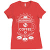 coffee &amp; contemplation Ladies Fitted T-Shirt