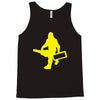 sasquatch guitar gear  funny bigfoot yeti comic monster retro Tank Top
