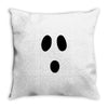 boo face Throw Pillow
