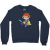 lion ow Crewneck Sweatshirt