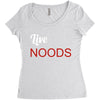 live noods Women's Triblend Scoop T-shirt