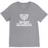 happy hanukkah V-Neck Tee