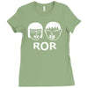 ror Ladies Fitted T-Shirt