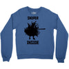 fortnite sniper inside Crewneck Sweatshirt