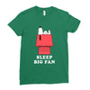 Sleep Big Fan Ladies Fitted T-Shirt