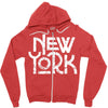 new york Zipper Hoodie