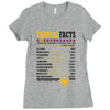 Taurus Facts Servings Per Container Ladies Fitted T-Shirt