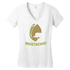 mustachio Women's V-Neck T-Shirt