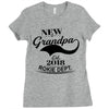 New Grandpa 2018 Rokie Dept. Ladies Fitted T-Shirt