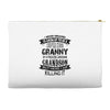 Super Cool Granny Of A Freaking Awesome Grandson Accessory Pouches