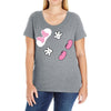 Creating a Little Disney Magic Baby Girl Ladies Curvy T-Shirt