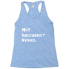 sarcastic Racerback Tank