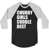 chubby girls cuddle best 3/4 Sleeve Shirt