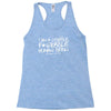 i am a lovable, Racerback Tank