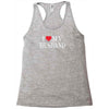 i love my husband Racerback Tank