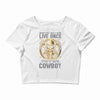 You Only Live Once It as a Cowboy Crop Top