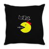 Mrs. Pacman Throw Pillow