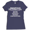 Smartass December Girl Ladies Fitted T-Shirt