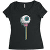 deliciously creepy Women's Triblend Scoop T-shirt