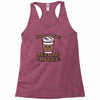 no talkie before coffee! Racerback Tank