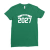 class of 2027 novelty high school elementary Ladies Fitted T-Shirt