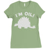science dinosaur Ladies Fitted T-Shirt