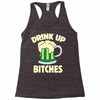 drink up bitches Racerback Tank