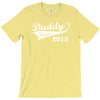 daddy since 2015   mens funny T-Shirt