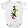 Pride Floral LGBT Colors Baby Bodysuit