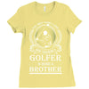 Golfer Brother Ladies Fitted T-Shirt