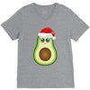 santa avocado V-Neck Tee