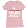 run away rabbit Ladies Fitted T-Shirt