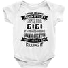 Super Cool Gigi Of A Freaking Awesome Granddaughter Baby Onesie